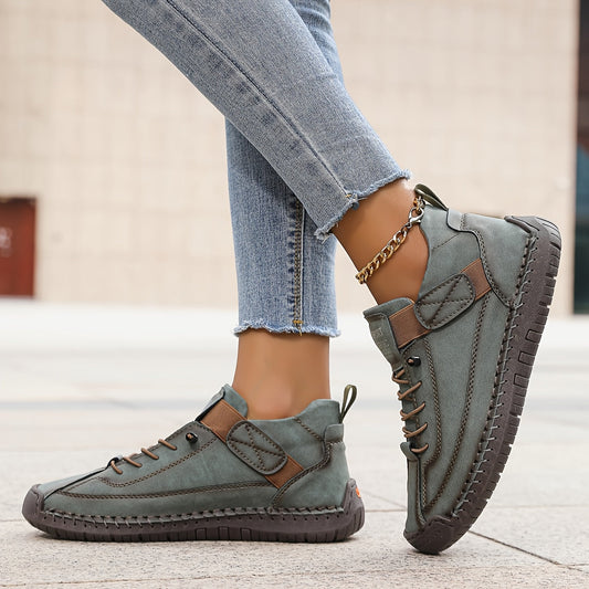 Damskie Sneakersy Ortopedyczne Sznurowane | Pasek