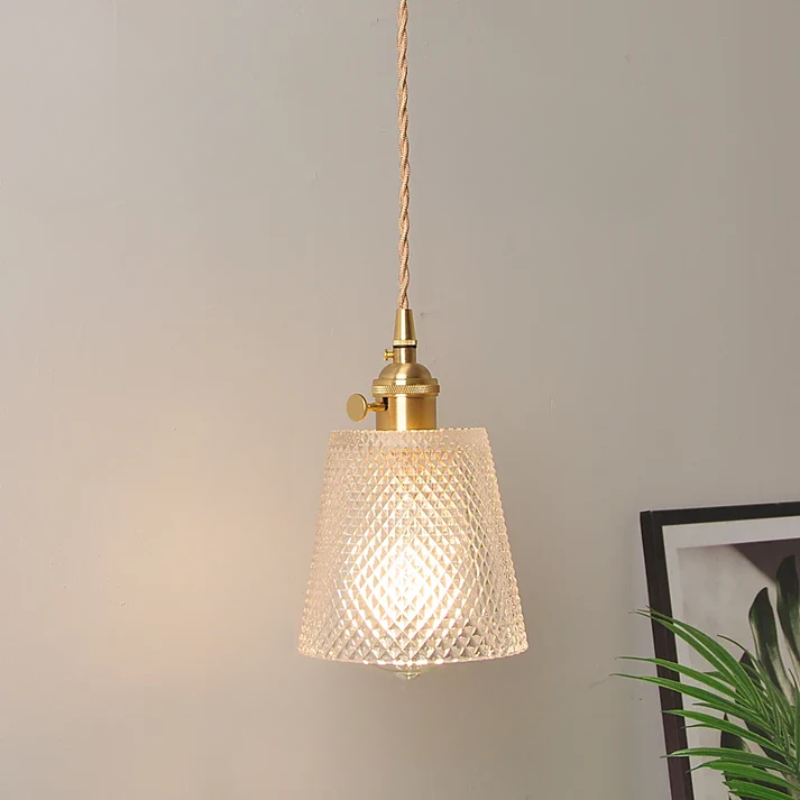Virelian - Nordic Glas Hanglamp Met Koper