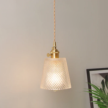 Virelian - Nordic Glas Hanglamp Met Koper