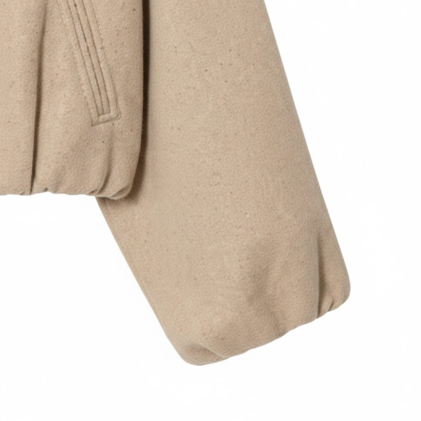 Veste bomber courte pour femme avec fermeture éclair et col rond décontractée