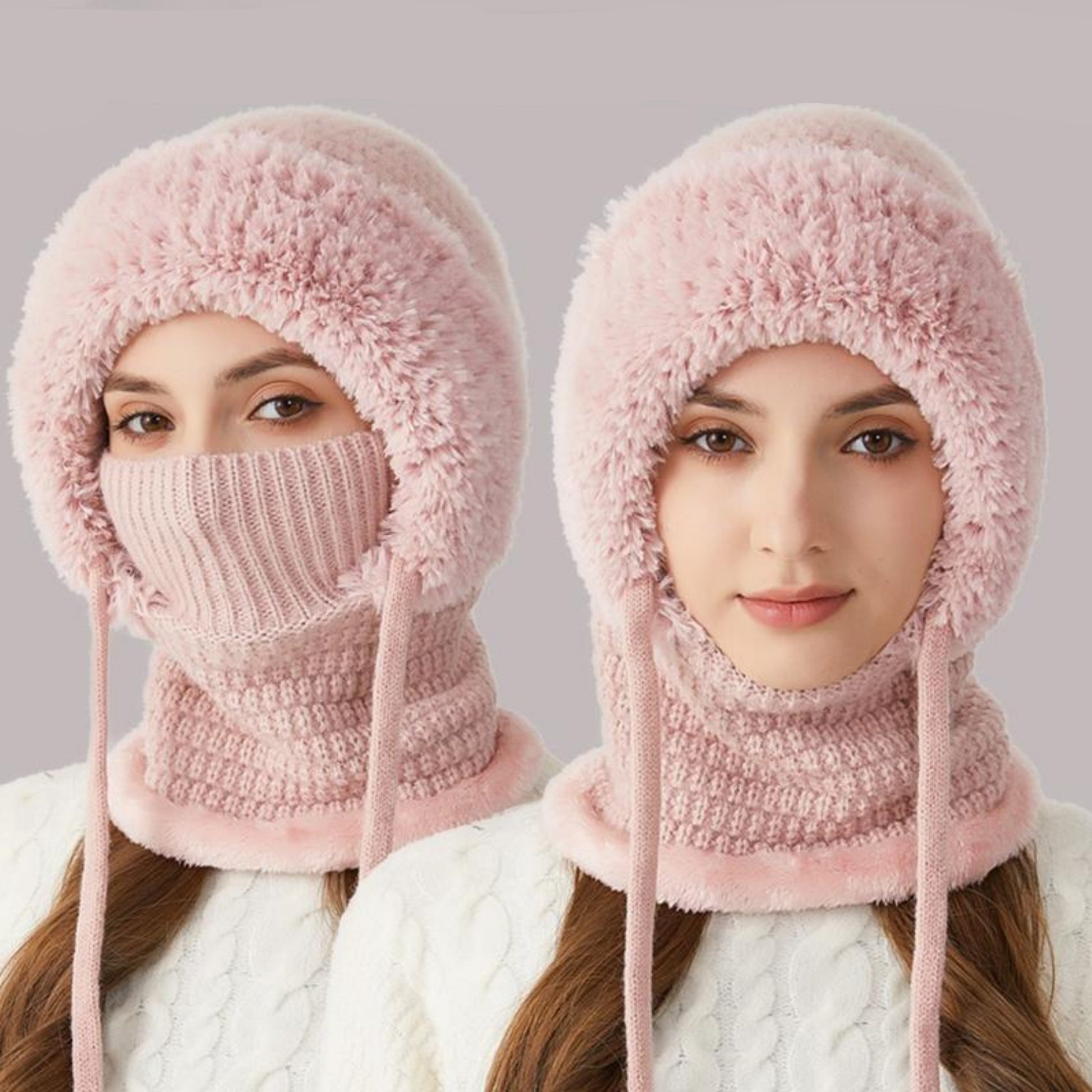 Versatile 3-in-1 Women's Beanie Hat