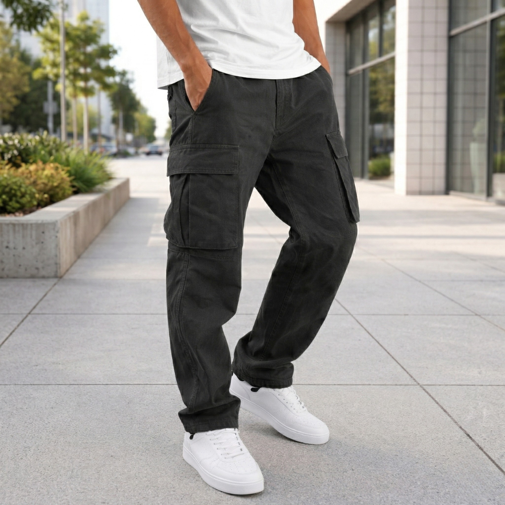 Men's Comfortable Cargo Pants | Everyday Wear | Relaxed Fit, Versatile