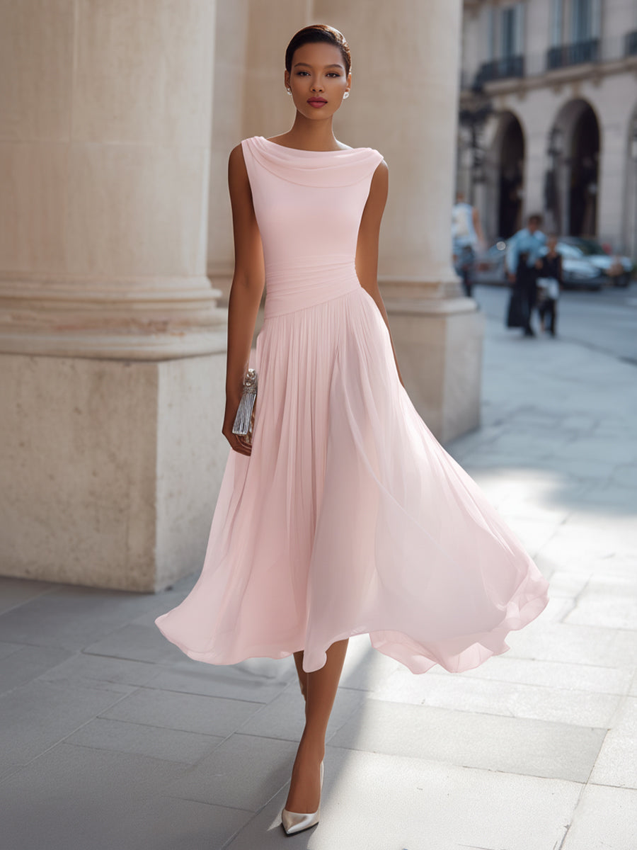 Damen Elegantes Hochzeitskleid | Midi