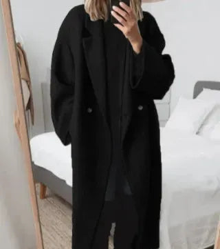 Violet | Women elegant oversized Button-Down coat