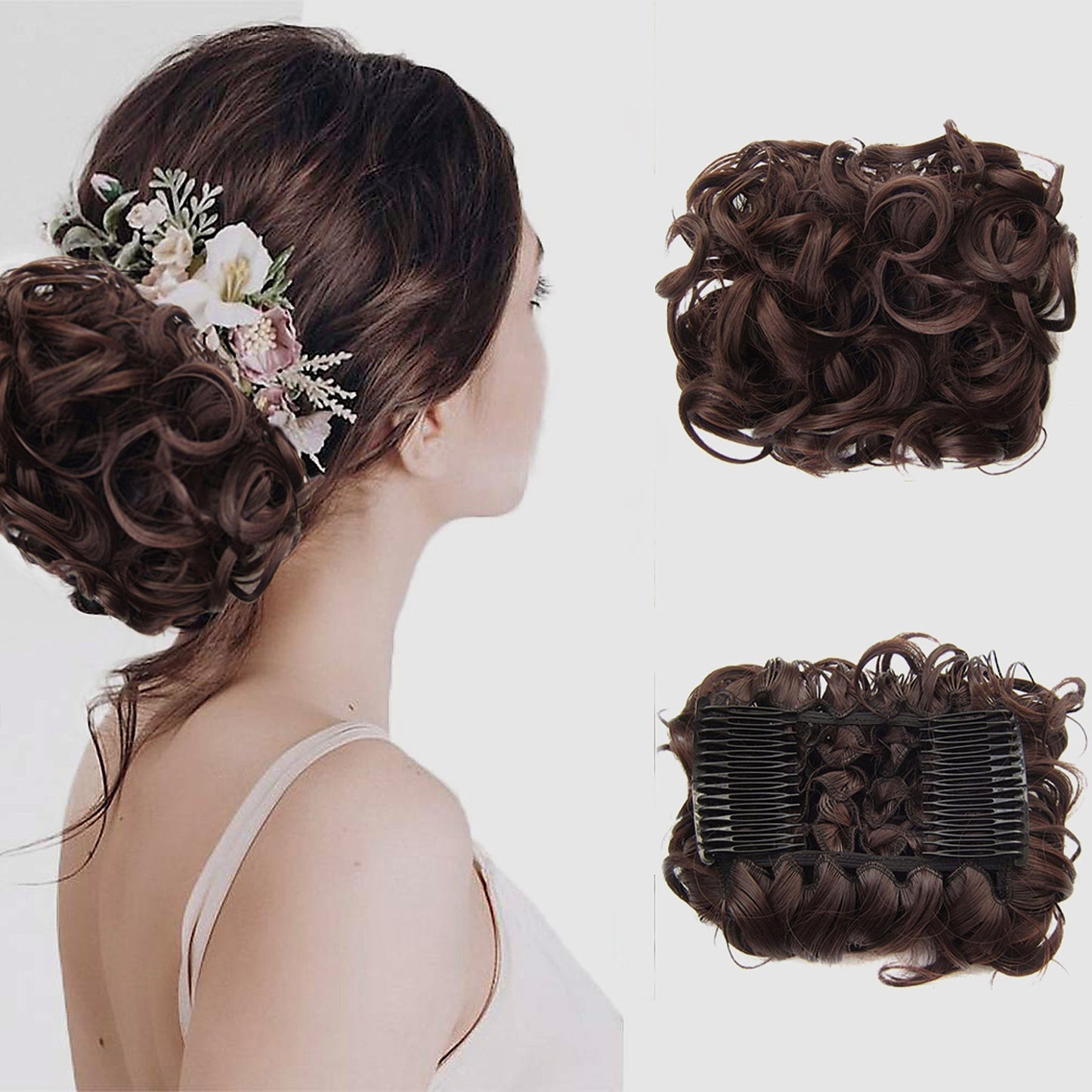 Krullende Knot Hairextension – FluffyFix