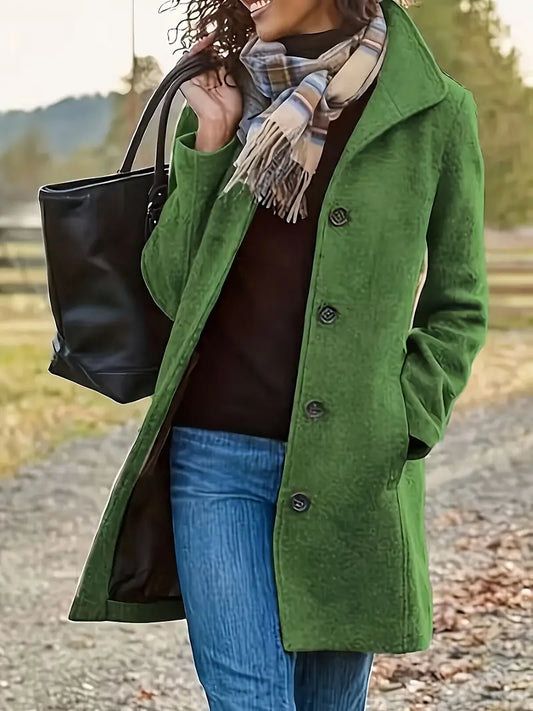 Flavia | Long double breasted coat