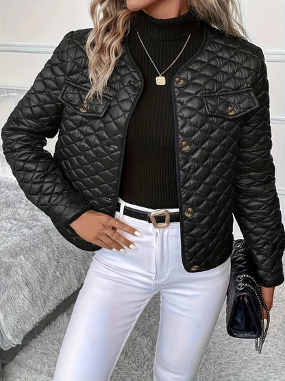 Mariba | Klassische schwarze Steppjacke