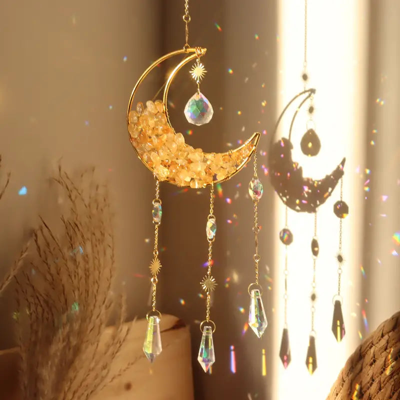 MoonGlow - Prism Maan Dromenvanger voor Mystieke Sfeer