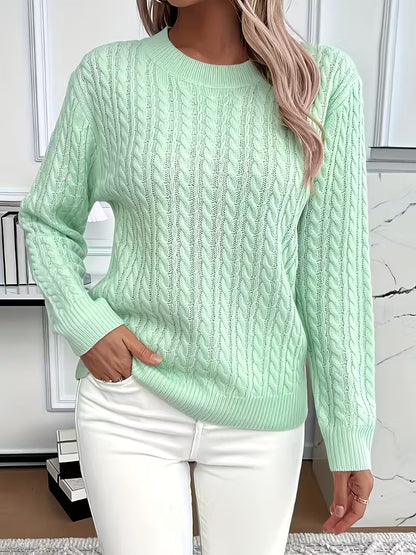 Soft Knit Minimal Sweater — Clean Look