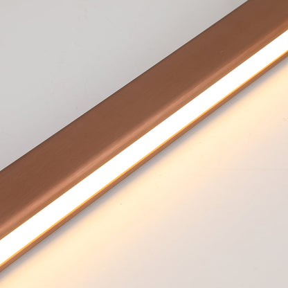 Hanglamp Rechthoekig LED Dimbaar Zwart Bruin Metaal Acryl Eettafel Woonkamer 80-150cm | Restfield