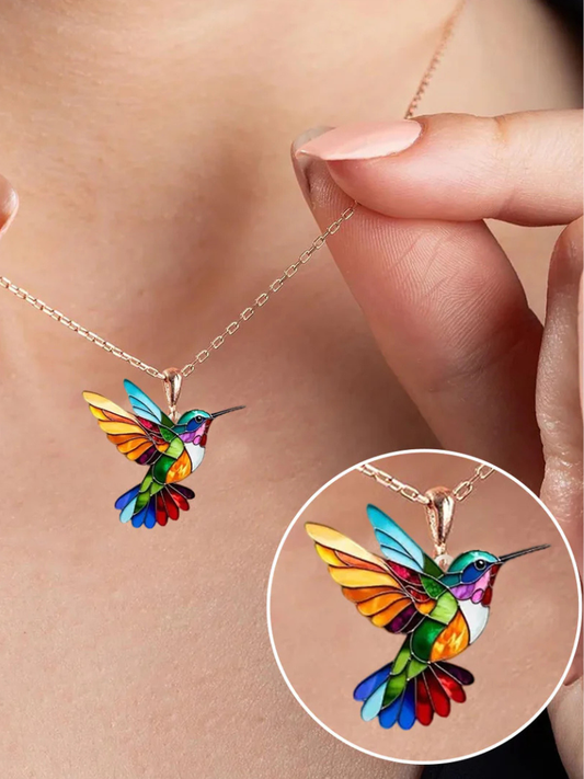 Hazel | Hummingbird Necklace