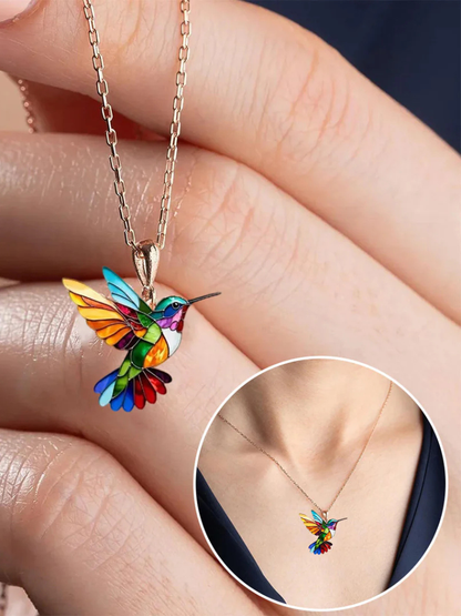 Hazel | Hummingbird Necklace