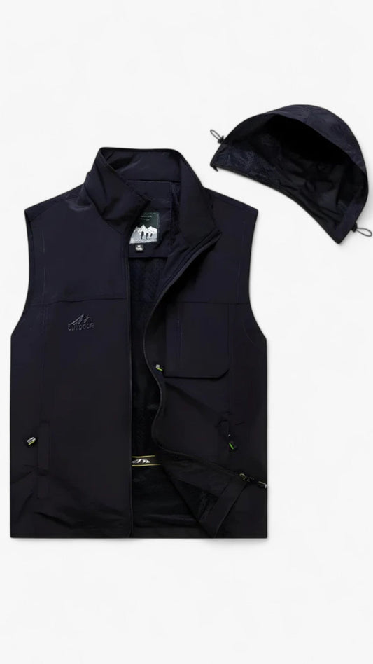 Gilet da pesca traspirante con tasche multiple Uomo - Blu scuro - fishing vest gilet gilet pesca hiking vest men's top clothes multiple pesca tasche traspirante uomo vests - Concept Palermo