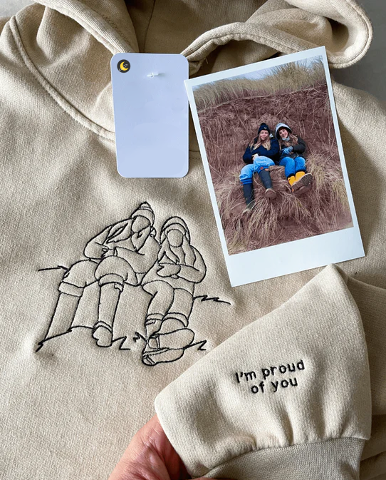 Nightly Wish Custom Embroidered Hoodie