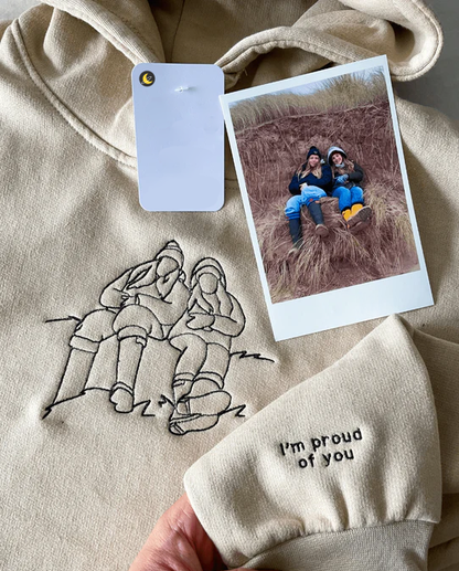 Nightly Wish Custom Embroidered Hoodie