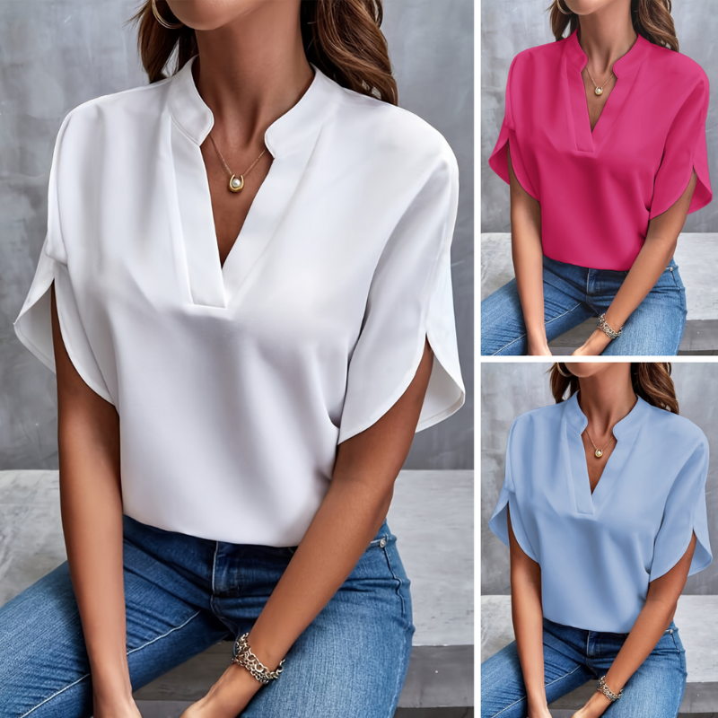 Anaïs – Blouse à manches courtes femme