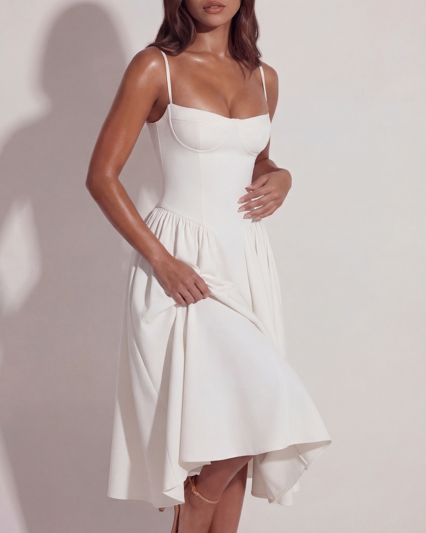 Francesca™ – Romantisk Midi Sommerkjole
