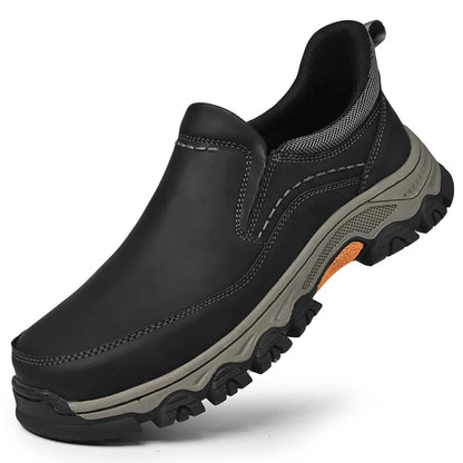 Trek - Men's Genuine Leather Orthopedic Walking Shoes