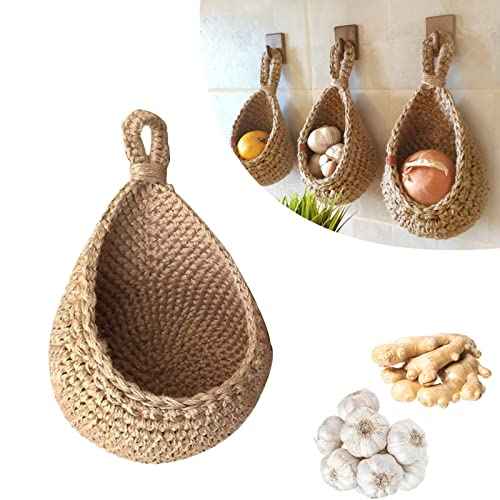 Paniers muraux suspendus pour légumes et fruits – Gain de place et design élégant