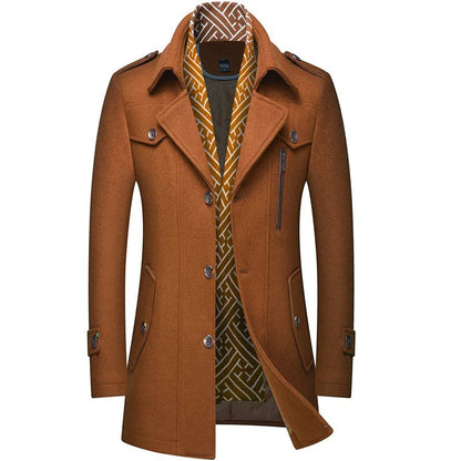 Herrenmantel Khaki