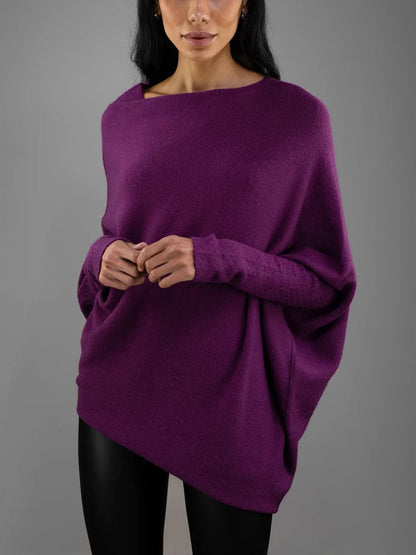 Frina - Stijlvolle Off Shoulder Sweater met subtiele eveals