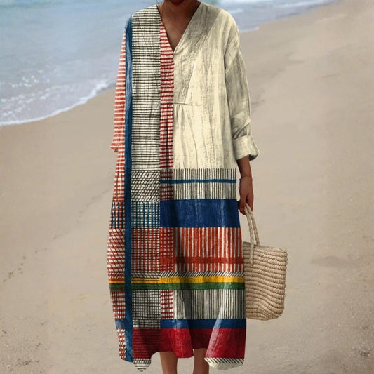Leonor - Vestido Bohemio en Patchwork