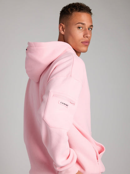 Cozy travel hoodie with airplane mode graphic