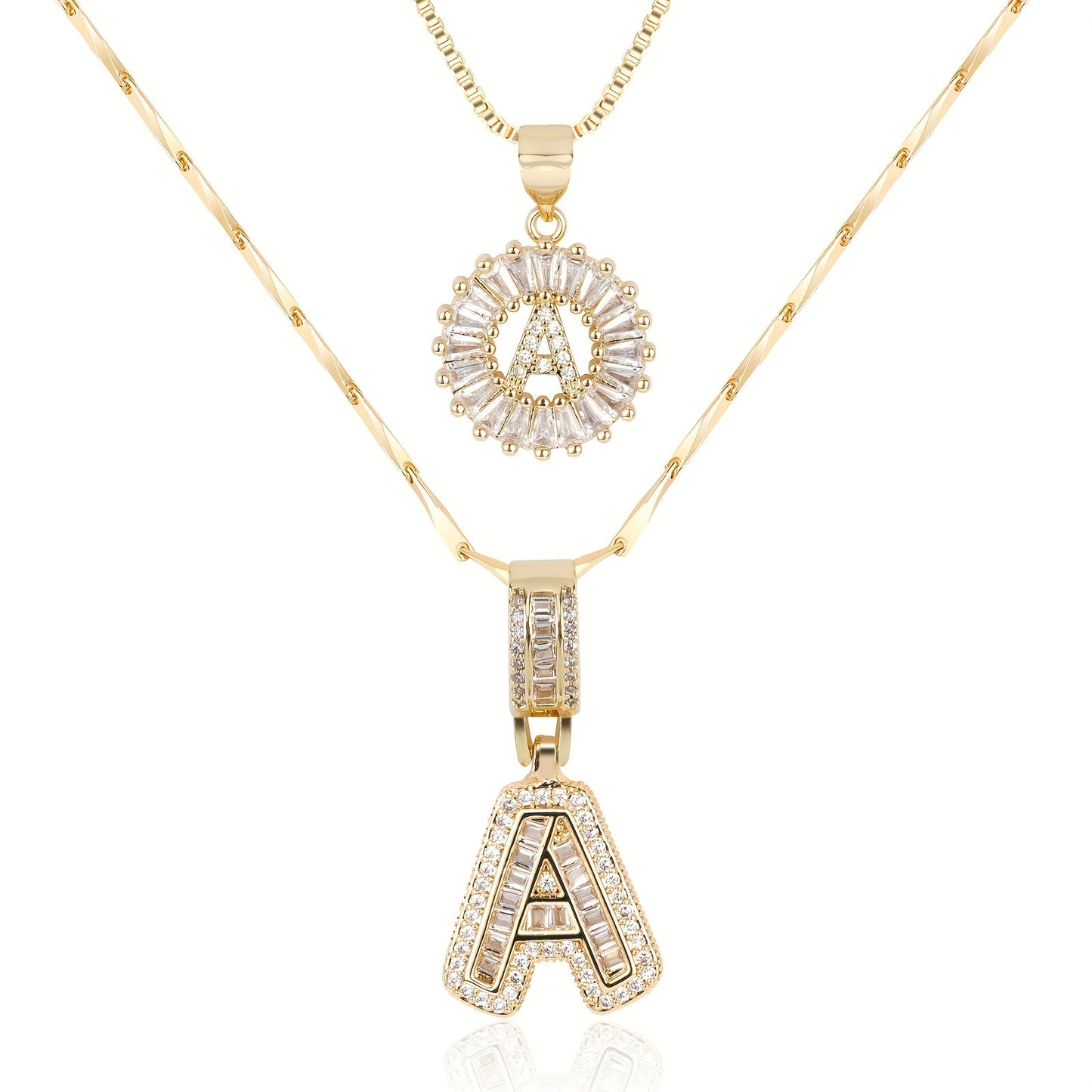 GemLetter Ketting - Initiaal Hanger met Luxe Glans