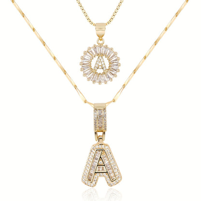 GemLetter Ketting - Initiaal Hanger met Luxe Glans