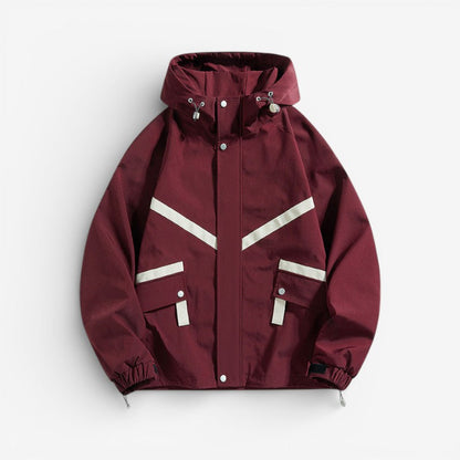 Rafferty – Long Sleeve Hooded Jacket With Pockets And Zipper
