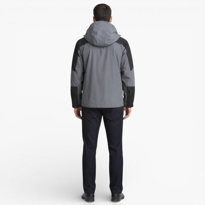 Men’s Waterproof Hooded Hiking Jacket Windproof Outdoor Shell