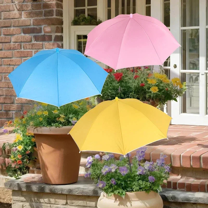 PflanzenSchutzschirm | Einstellbare UV-Abdeckung mit Erdspieß | Wetterfeste Schattenlösung | Ø 60 cm