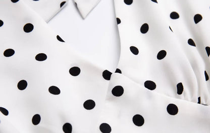 Tom Hollinger | Gepunktetes Neckholder-Midikleid