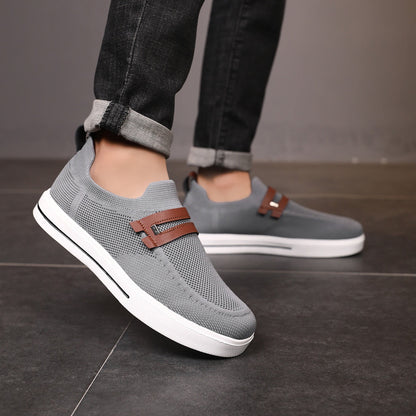 Reina | Mens Knit Slip-On Trainers