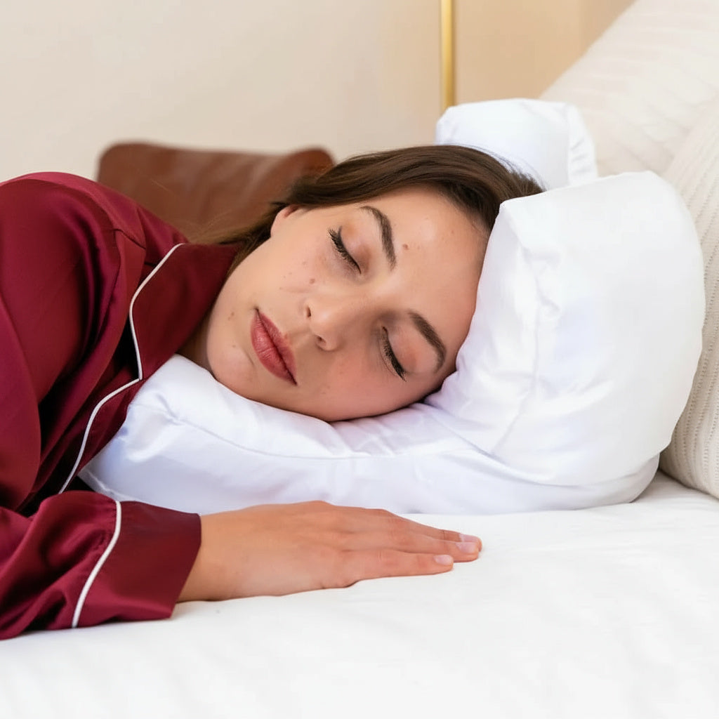 Anti Wrinkle Pillow with Satin Pillowcase