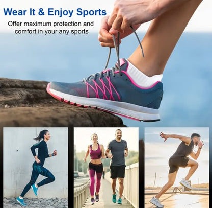 Zwart sport sokken heren dames – lage sportsokken met elastische pasvorm – ademende enkelsokken voor hardlopen fitness en training – comfortabele sport sokken – maat 39-42 – set van 5 paar