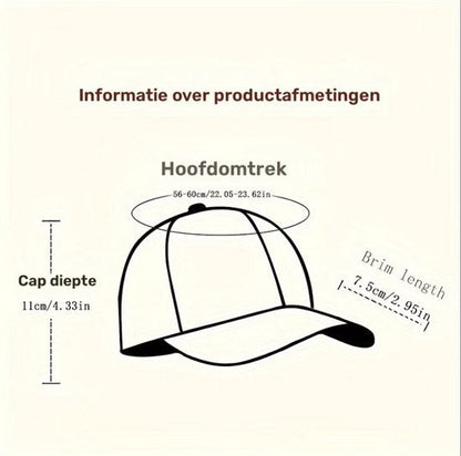 Zwart sport baseball pet dames en heren – mesh cap met ademende zijkanten en gebogen klep – lichtgewicht verstelbare baseball pet met sportief design – zwarte casual pet voor outdoor en dagelijks gebruik