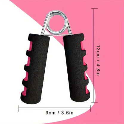 Rood handtrainer grip trainer fitness hand grip versterker pols trainer knijper hand kracht trainer voor heren en dames met metalen veer antislip handvat voor hand training en pols oefeningen