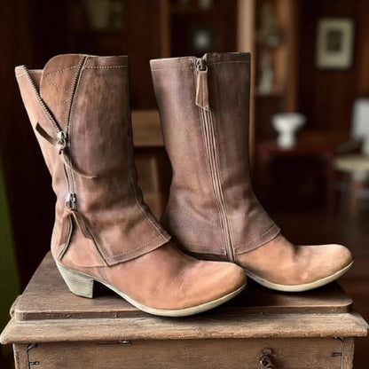Anerisse - Women's winter boots in waterproof leather with a timeless style