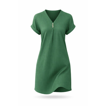 Evelina V-Neck Dress — Step Into Unstoppable Confidence with Every Wear