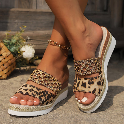 Women's Woven Wedge Sandals