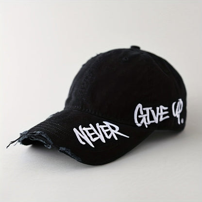 Veltrano™ Nunca Te Rindas Gorra Desgastada