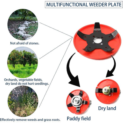 GardenPro - Amphibious weed remover disk set