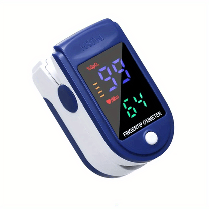 Pulse Oximeter for Oxygen Level and Heart Rate Monitoring – Compact Finger Device for Daily Wellness Tracking at Home