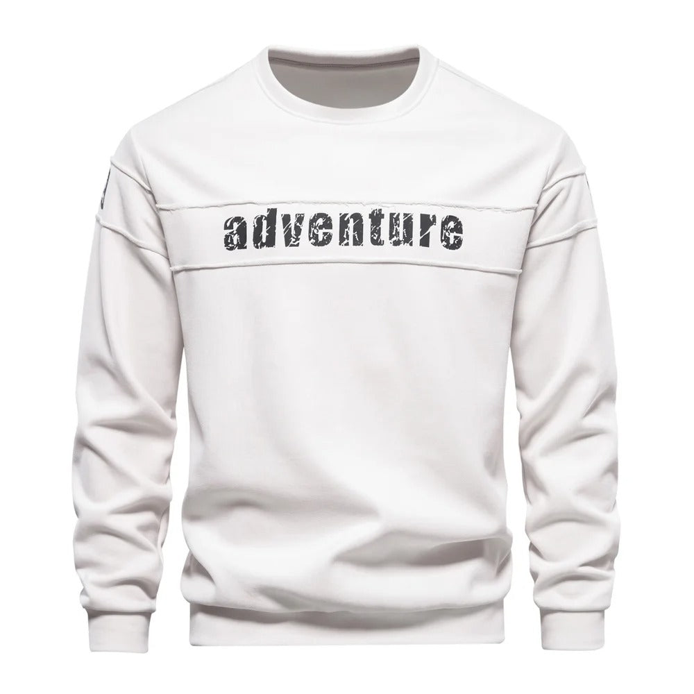 Stetson - Langærmet sweatshirt med rund hals og behagelig