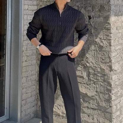 Chaplin Cable Knit Half-Zip