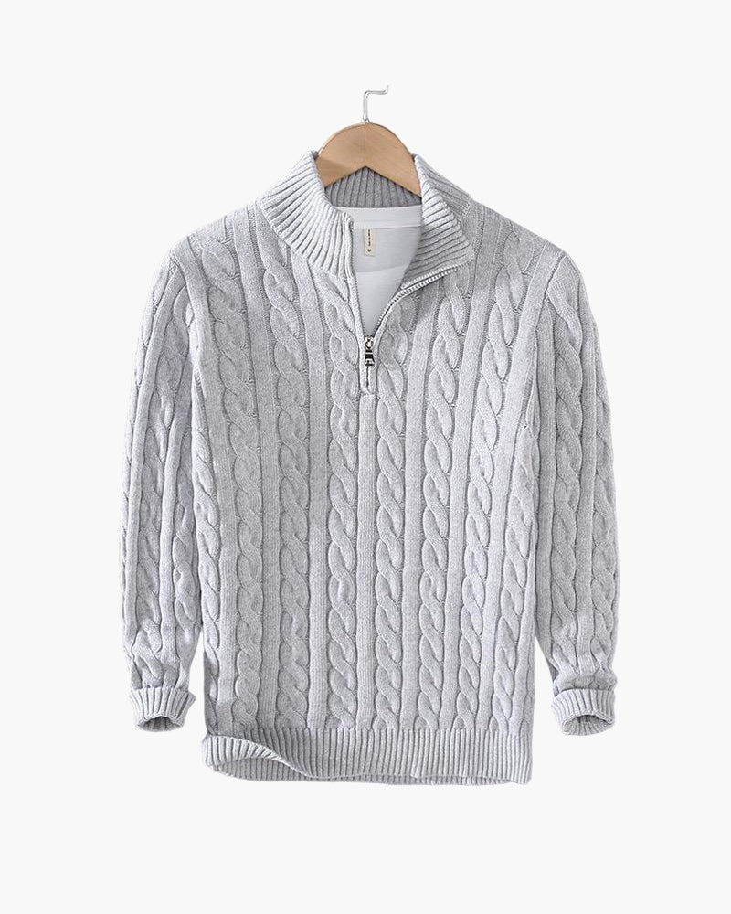 Chaplin Cable Knit Half-Zip