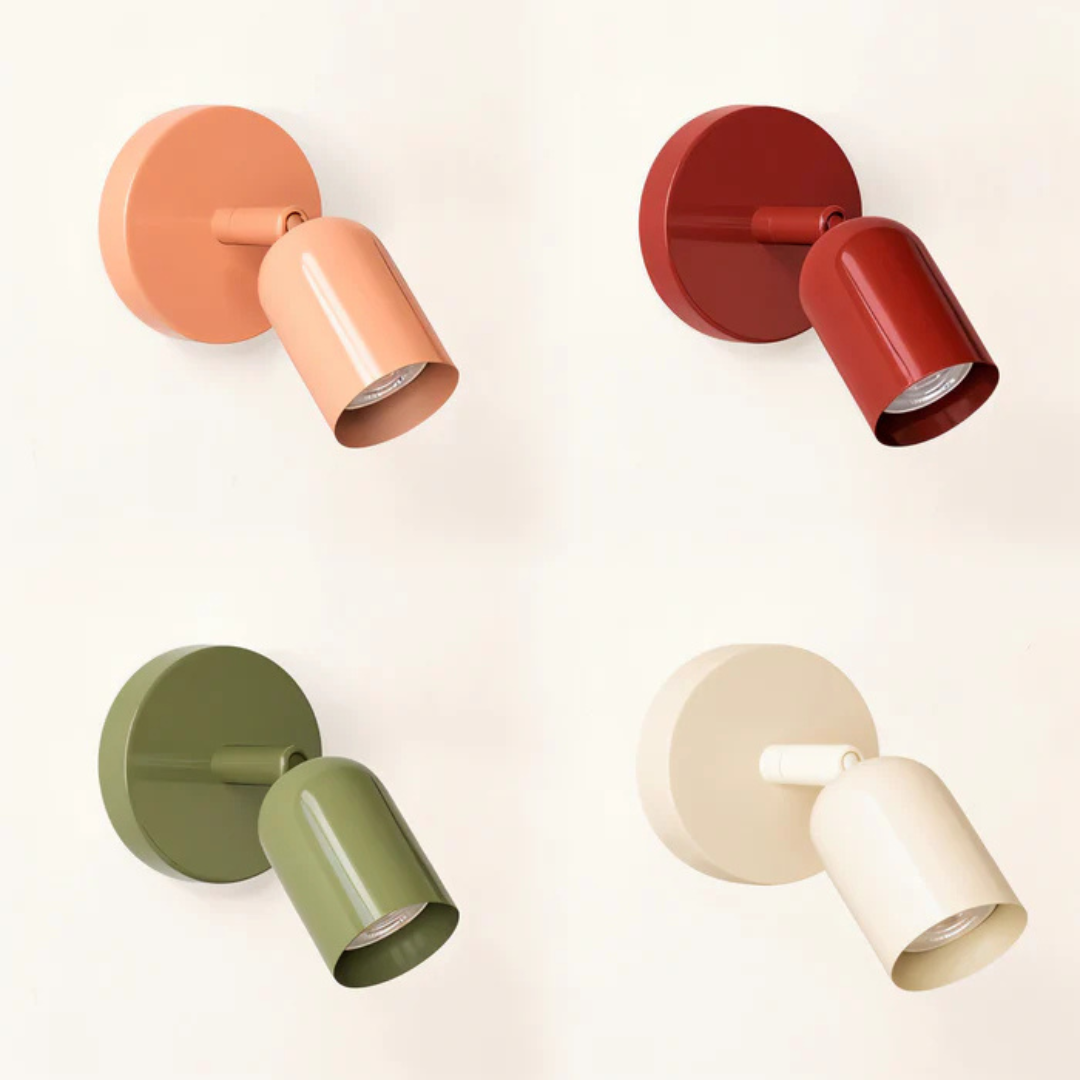 Lucius - Minimalistische Macaron LED Wandlamp