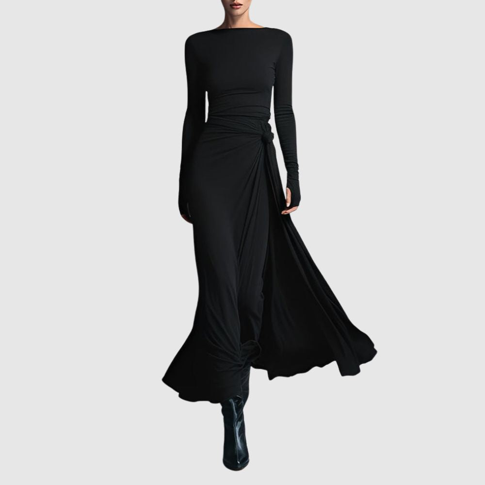 Zoé - Robe maxi élégante drapée