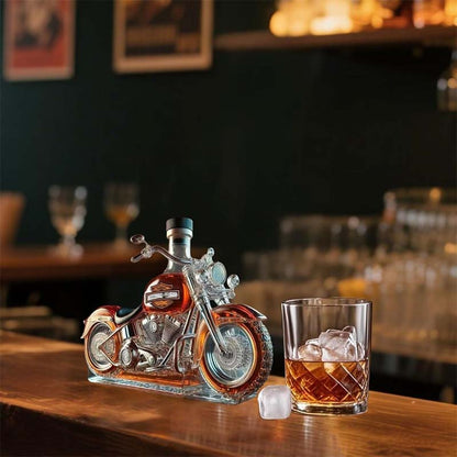 MotoMemento™ / Creative Glass Motorcycle Wine Bottle